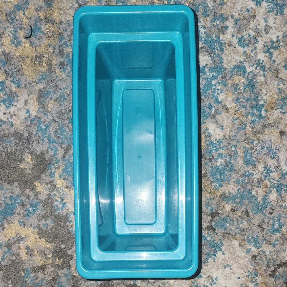 New Teal Ice Bucket Freezer Safe Ice Storage Bin - Picture 2 of 3